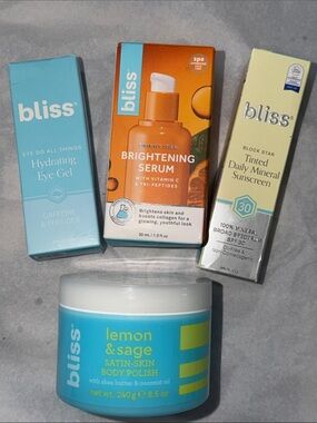 NEW Bliss Skincare Bundle - Full Sizes